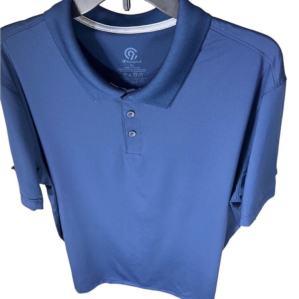 Champion C9 athletic polo tee shirt blue Men’s size XL